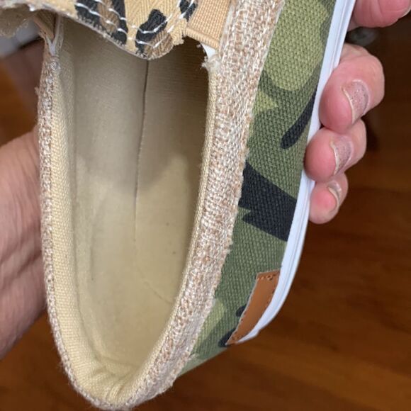 Size 9 multicolor sneakers. Snakeskin, animal print, camouflage and canvas - Picture 9 of 12